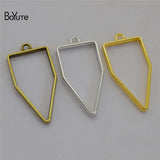 BoYuTe Metal Alloy Pendant Blanks Tray Bezel DIY Hand Jewelry Accessories