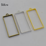 BoYuTe Metal Alloy Pendant Blanks Tray Bezel DIY Hand Jewelry Accessories