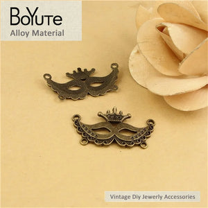 BoYuTe Crown Mask Pendant Charms for Jewelry Making
