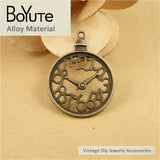 BoYuTe 28MM Antique Bronze Plated Clock Pendant - 60 Pieces/Lot