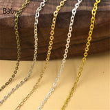 BoYuTe 90-95M Metal Iron Flat Chain Diy Jewelry Findings