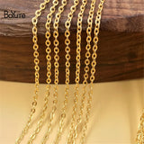 BoYuTe 90-95M Metal Iron Flat Chain Diy Jewelry Findings