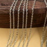 BoYuTe 90-95M Metal Iron Flat Chain Diy Jewelry Findings