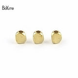 BoYuTe Beads 100Pcs 5MM Metal Brass Twisted Nepal Beads