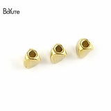 BoYuTe Beads 100Pcs 5MM Metal Brass Twisted Nepal Beads