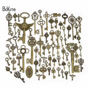 BoYuTe Mix 70 Styles Key Charms 100g