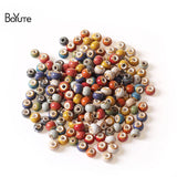 6MM Glaze Ceramic Beads Diy Hand Loose Beads for Jewelry Making