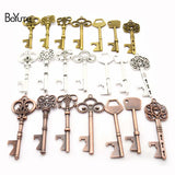 BoYuTe Vintage Beer Bottle Opener Key Pendant Wedding Gift Keychain