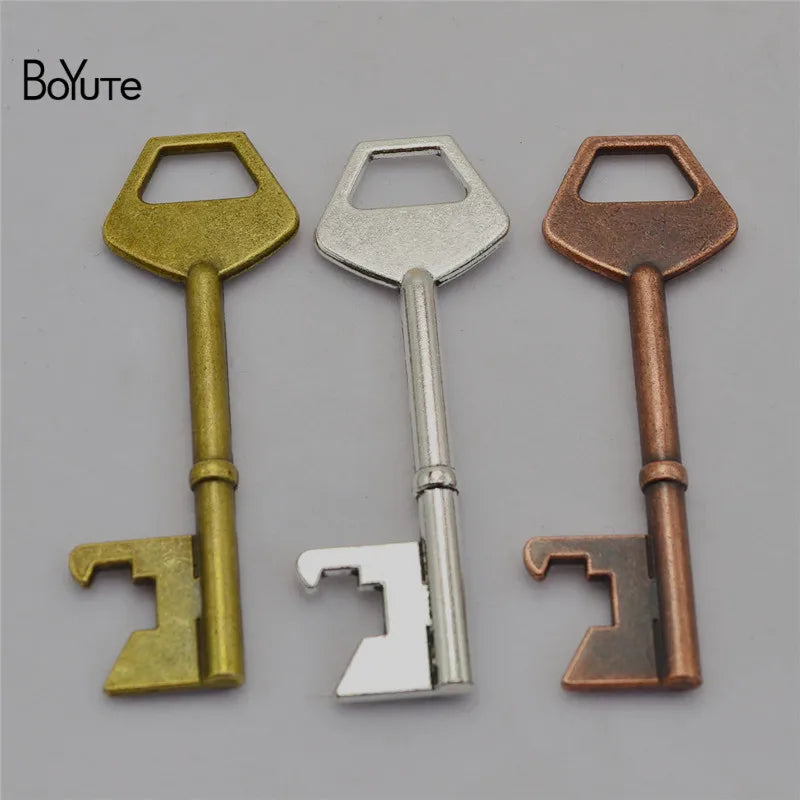 BoYuTe Vintage Beer Bottle Opener Key Pendant Wedding Gift Keychain
