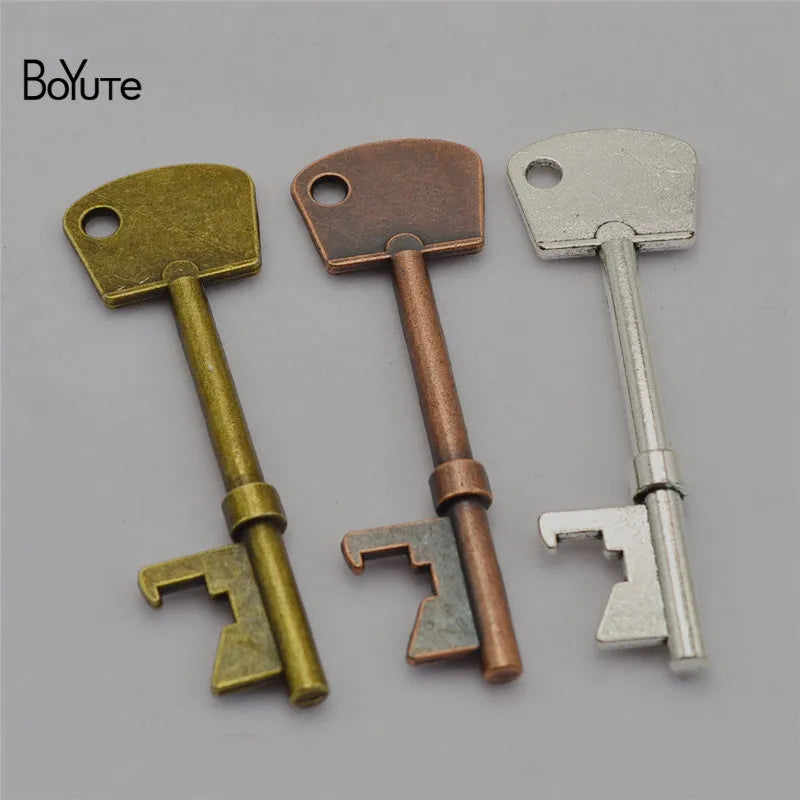 BoYuTe Vintage Beer Bottle Opener Key Pendant Wedding Gift Keychain
