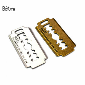 BoYuTe Vintage Blade Pendant Charms Lot of 60 DIY Jewelry Accessories