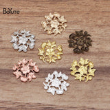 BoYuTe Flower Charms 200 Pcs 15mm 7 Colors DIY Jewelry Material