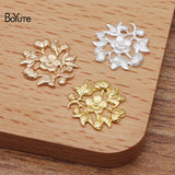 BoYuTe Flower Charms 200 Pcs 15mm 7 Colors DIY Jewelry Material