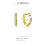 Boako 925 Sterling Silver Small Hoop Earrings For Women