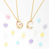 Boako Butterfly Choker 925 Silver Letter Pendant Necklace Heart Jewelry