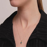 Boako Evil Eye Pendant Necklace 925 Sterling Silver All-match Jewelry