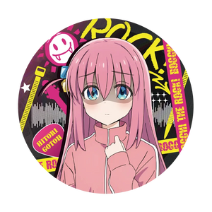 Bocchi The Rock Women Brooch Enamel Pins Couples Wedding Anime Metal