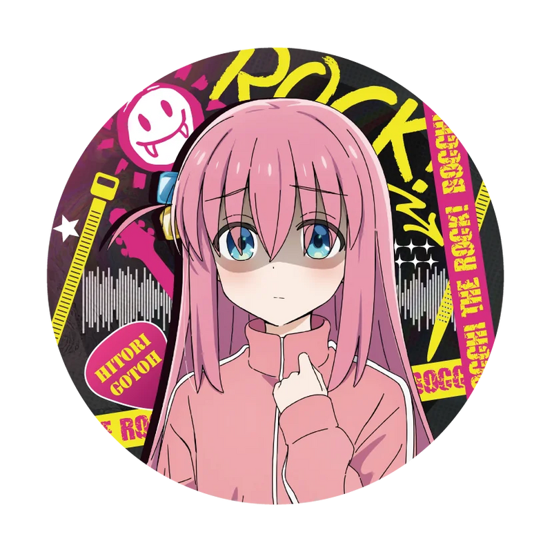 Bocchi The Rock Women Brooch Enamel Pins Couples Wedding Anime Metal