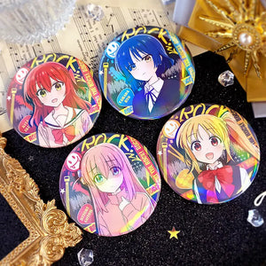 Bocchi The Rock Women Brooch Enamel Pins Couples Wedding Anime Metal