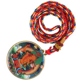 Bodhisattva Manjusri Buddha Statue Thangka Necklace
