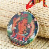 Bodhisattva Manjusri Buddha Statue Thangka Necklace