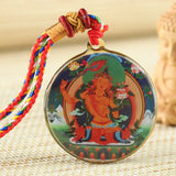 Bodhisattva Manjusri Buddha Statue Thangka Necklace