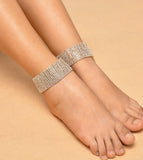 Body Chain Jewelry Anklets for Women Punk Exaggerated Sexy Nightclub Style Foot