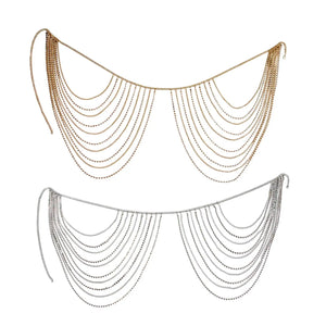 Layered Tassel Body Chain for Skirts