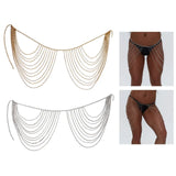 Layered Tassel Body Chain for Skirts
