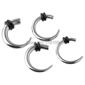 Steel Ear Expander Curved Tapers 2-5mm