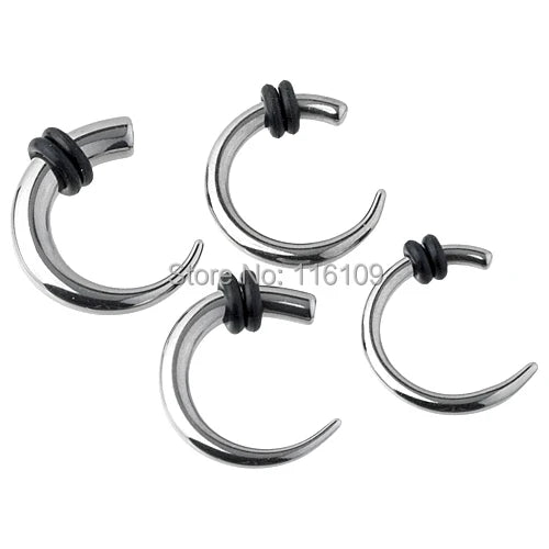 Steel Ear Expander Curved Tapers 2-5mm