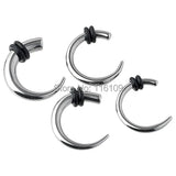 Steel Ear Expander Curved Tapers 2-5mm