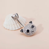 Panda Belly Button Rings Navel Piercing 925 Sterling Silver Rod Length 6 8
