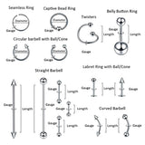 Stainless Steel Body Jewelry Set