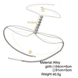 Geometric Body Cuban Chain Women Necklace