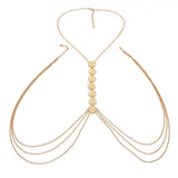 Geometric Body Cuban Chain Women Necklace