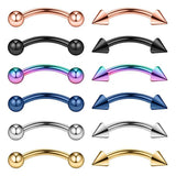 Body Piercing Tool Kit 12-20G Disposable Needles Clamp Gloves Tools