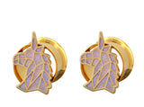Unicorn Bat Ear Tunnel Plugs Body Jewelry