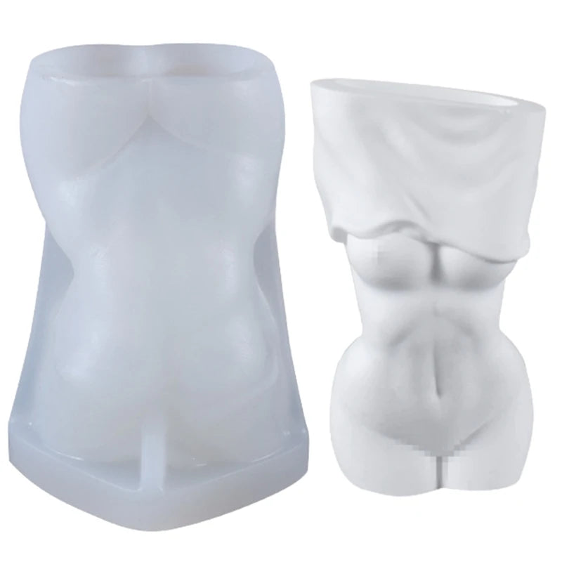Human Shape Silicone Resin Mold for Home Decor