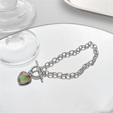 Thermochromic Bracelet Set with Pearl Jewelry for Wedding