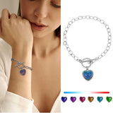 Thermochromic Bracelet Set with Pearl Jewelry for Wedding