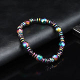 Body Slimming Weight Loss Anti-Fatigue Healing Bracelet Hematite Beads