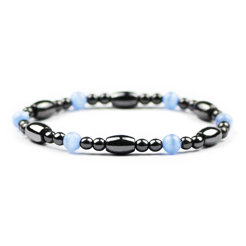 Body Slimming Weight Loss Anti-Fatigue Healing Bracelet Hematite Beads