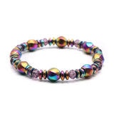 Body Slimming Weight Loss Anti-Fatigue Healing Bracelet Hematite Beads