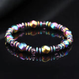 Body Slimming Weight Loss Anti-Fatigue Healing Bracelet Hematite Beads