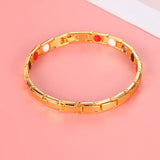 Slimming Weight Loss Bracelet Hematite Bead Magnetic Therapy Wrist Bracelet