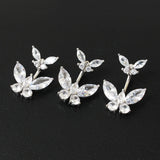 925 Sterling Silver Butterfly Belly Button Ring 6mm 8mm 10mm Piercing
