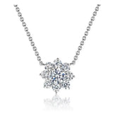 Bohe Pendant 925 Sterling Silver Charm Zircon Choker Jewelry