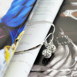 Bohemia 925 Silver Bracelet-Minimalist Ball Pendant Bracelet