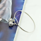 Bohemia 925 Silver Bracelet-Minimalist Ball Pendant Bracelet